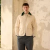 HAST Blouson en coton ciré écru> Manteaux Et Blousons