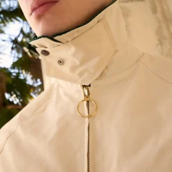 HAST Blouson en coton ciré écru><noscript><img width=