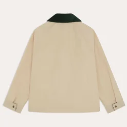 HAST Blouson en coton ciré écru><noscript><img width=