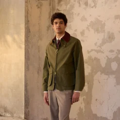 HAST Blouson en coton ciré><noscript><img width=
