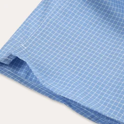 HAST Caleçon upcyclé à carreaux bleus et blancs> Caleçons