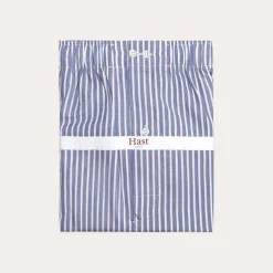 HAST Caleçon upcyclé à rayures bleues et rouges><noscript><img width=