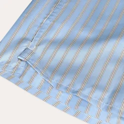 HAST Caleçon upcyclé bleu à rayures blanches> Caleçons