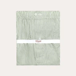 HAST Caleçon upcyclé bleu à rayures vertes et blanches><noscript><img width=