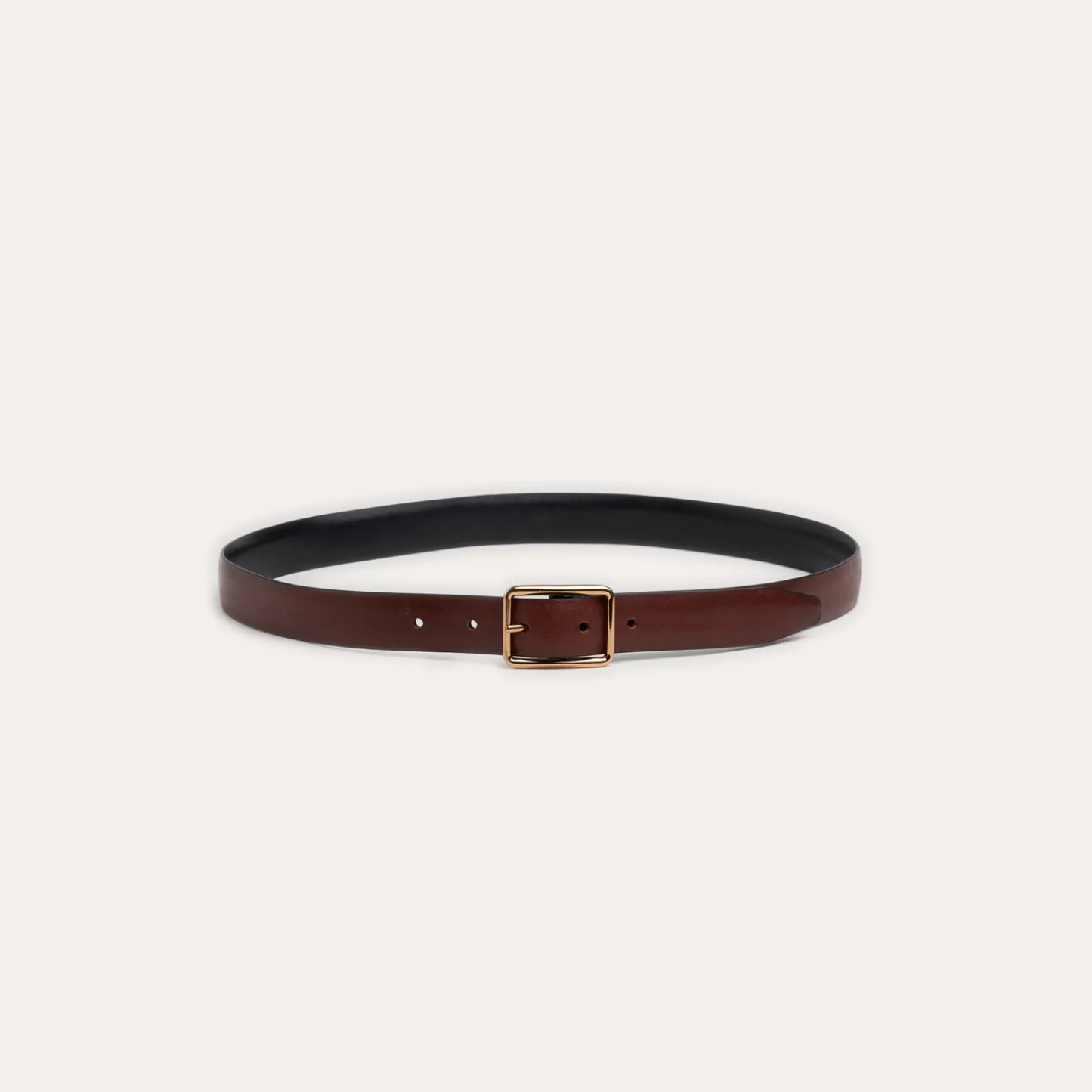 HAST Ceinture réversible noire et bordeaux en cuir de vachette> Les Essentiels | Ceintures