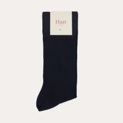 HAST Chaussettes marine en laine mérinos> Chaussettes