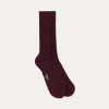 HAST Chaussettes prune en laine mérinos> Chaussettes