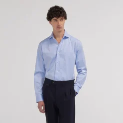 HAST Chemise cintrée en chevron e> Cintrée | Chemises Formelles