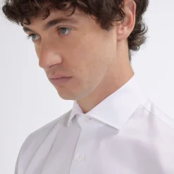 HAST Chemise cintrée en dobby blanche> Cintrée | Chemises Blanches