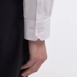 HAST Chemise cintrée en dobby blanche><noscript><img width=