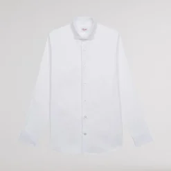 HAST Chemise cintrée en dobby blanche><noscript><img width=