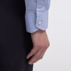 HAST Chemise cintrée en fil-à-fil double retors e><noscript><img width=