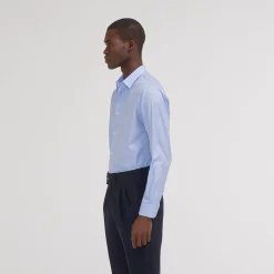 HAST Chemise cintrée en fil-à-fil double retors e><noscript><img width=