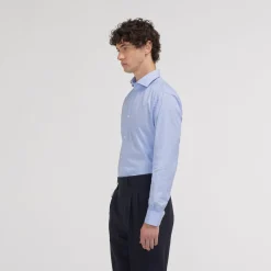 HAST Chemise cintrée en fil-à-fil double retors e><noscript><img width=
