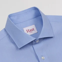 HAST Chemise cintrée en fil-à-fil double retors e><noscript><img width=