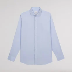 HAST Chemise cintrée en fil-à-fil double retors><noscript><img width=