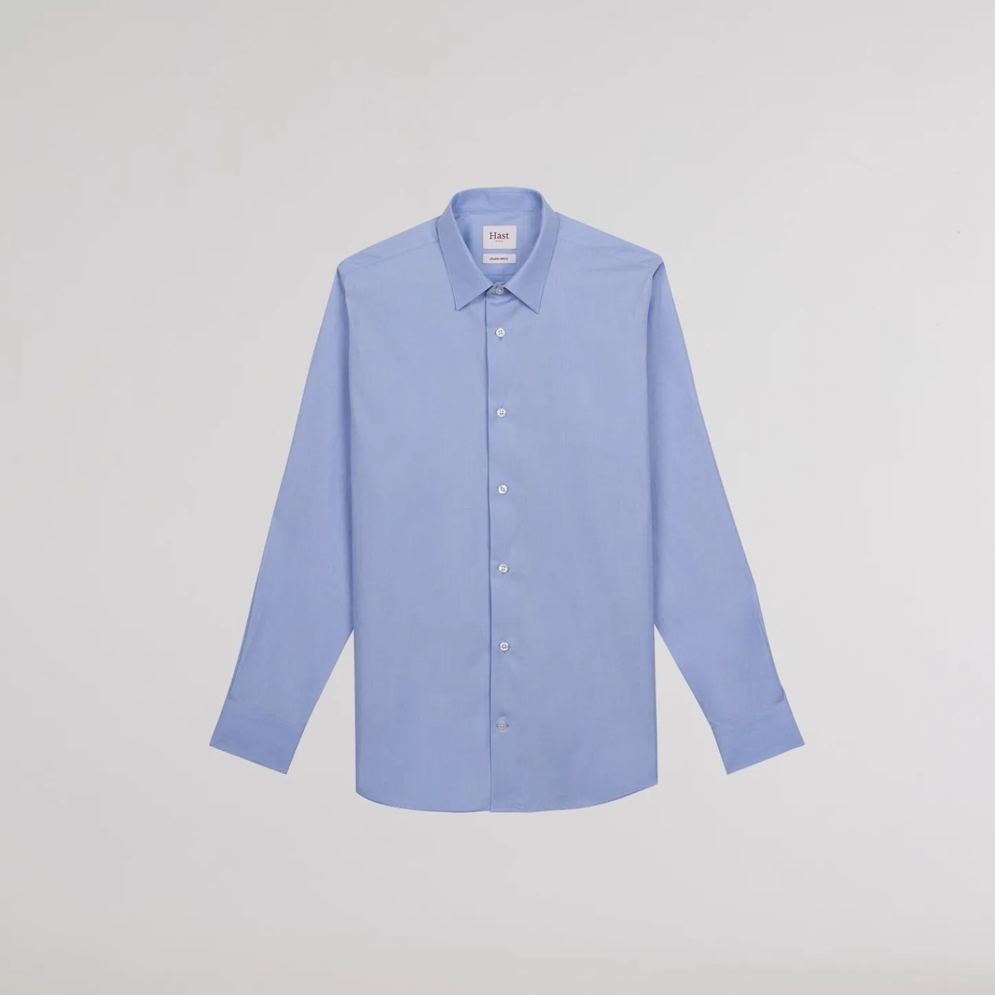 HAST Chemise cintrée en fil-à-fil double retors e> Cintrée | Chemises Bleues