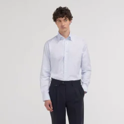 HAST Chemise cintrée en oxford double retors> Cintrée | Chemises Bleues