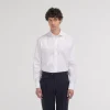HAST Chemise cintrée en oxford double retors blanche à poignets mousquetaires> Cintrée | Chemises Blanches