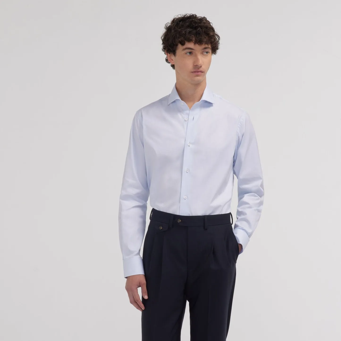 HAST Chemise cintrée en oxford double retors> Les Essentiels | Cintrée