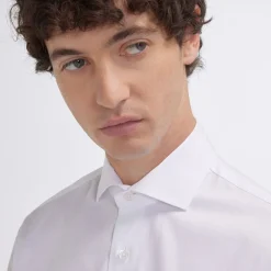 HAST Chemise cintrée en oxford double retors he> Cintrée | Chemises Blanches