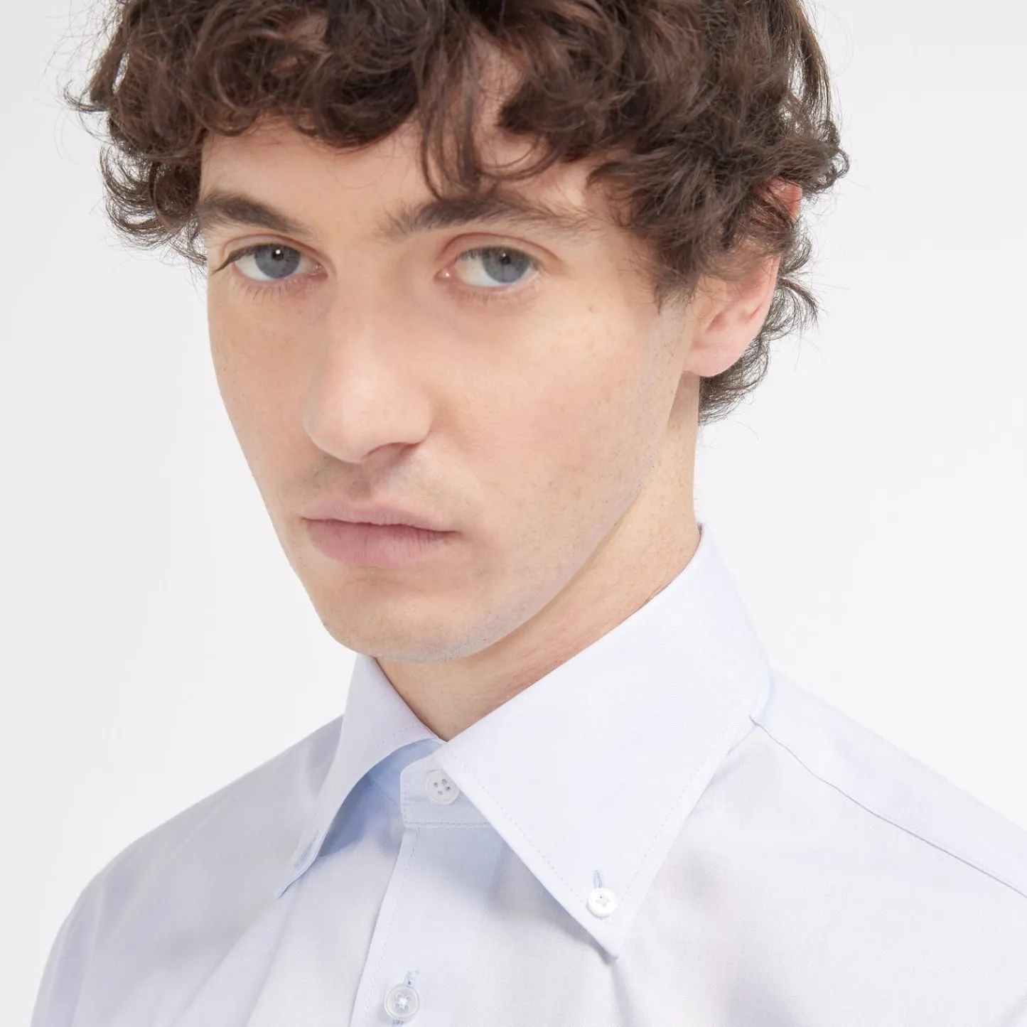 HAST Chemise cintrée en oxford double retors> Cintrée | Chemises Bleues