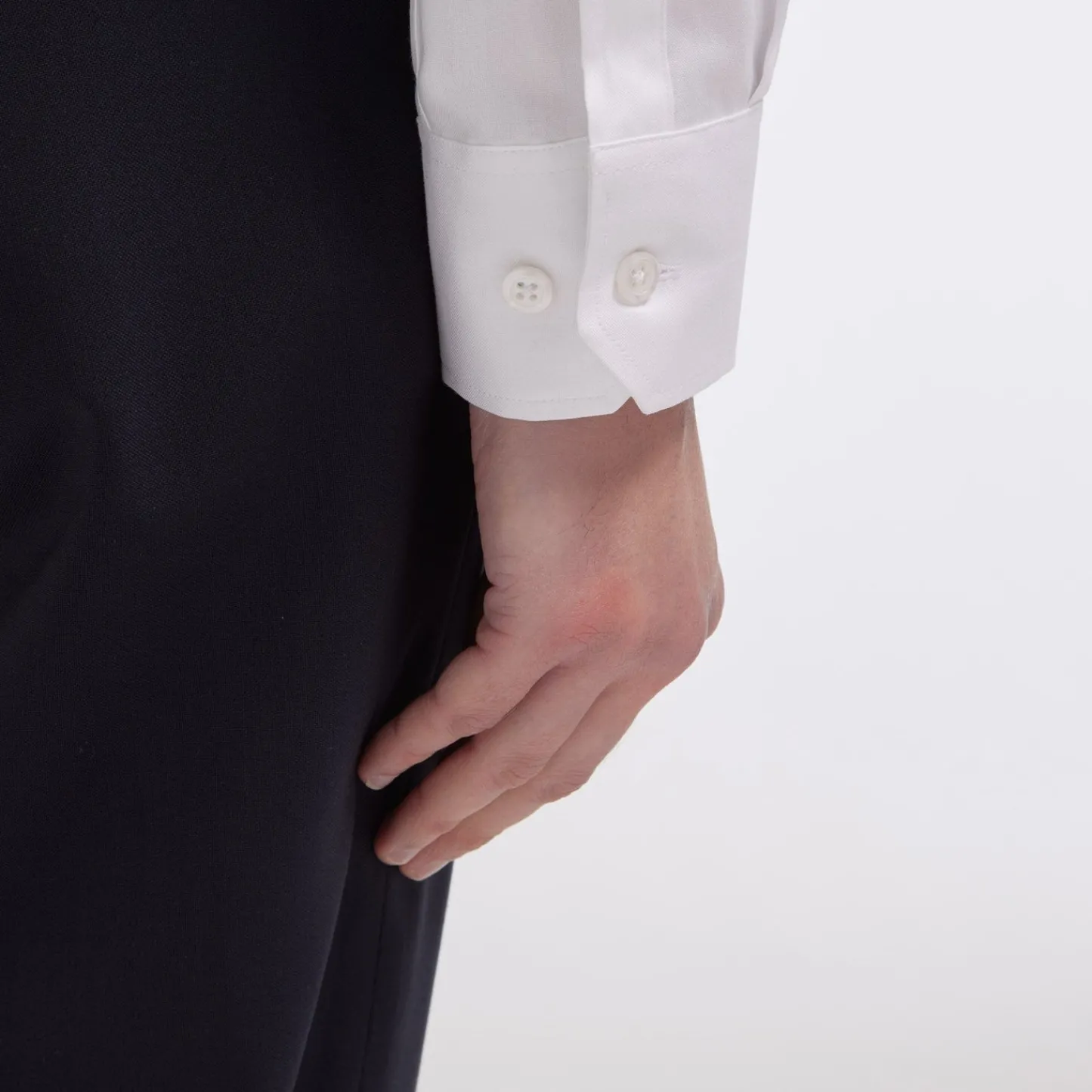 HAST Chemise cintrée en oxford double retors he> Cintrée | Chemises Blanches