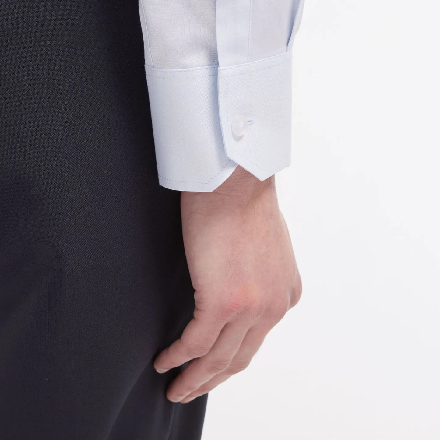 HAST Chemise cintrée en oxford double retors> Cintrée | Chemises Bleues