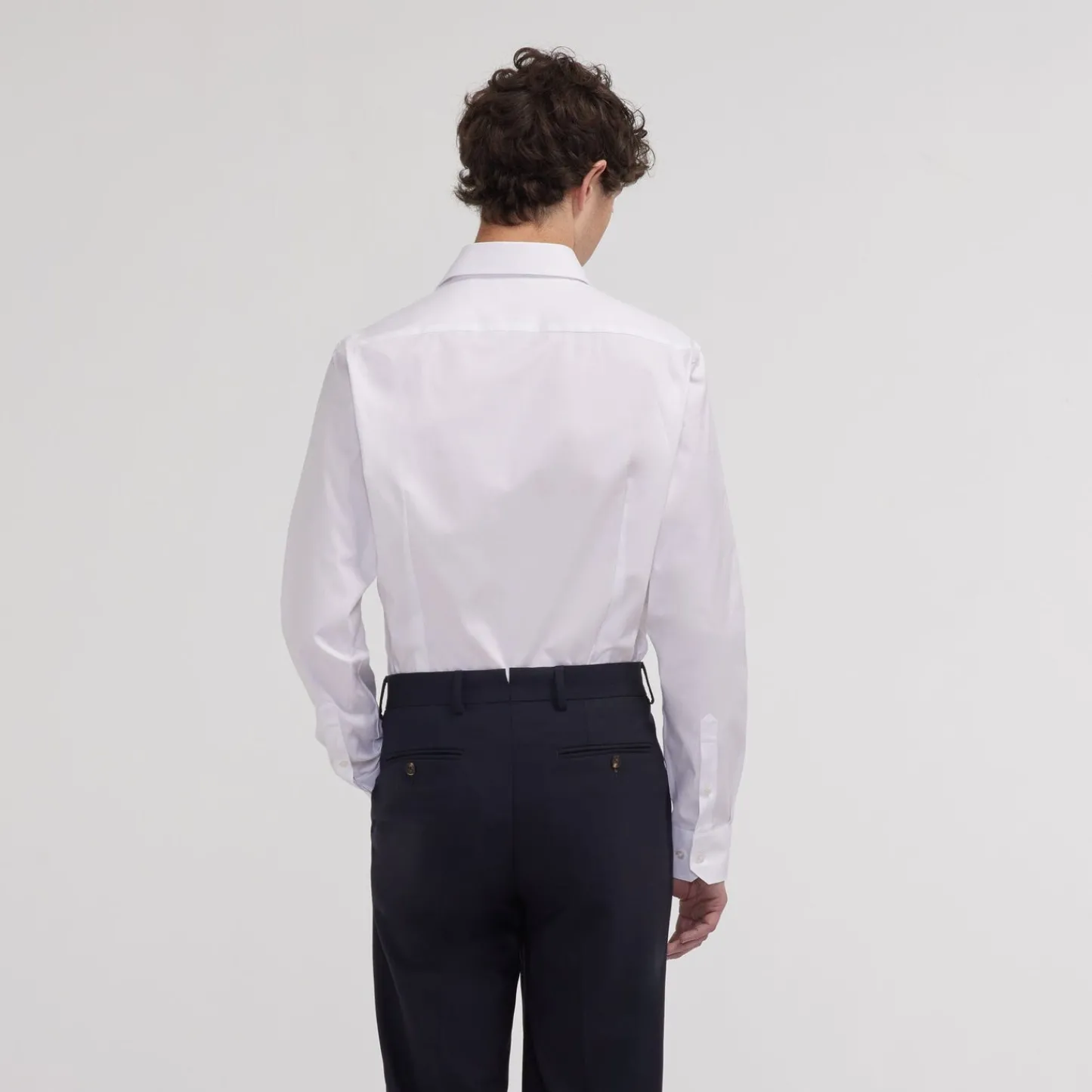 HAST Chemise cintrée en oxford double retors he> Cintrée | Chemises Blanches