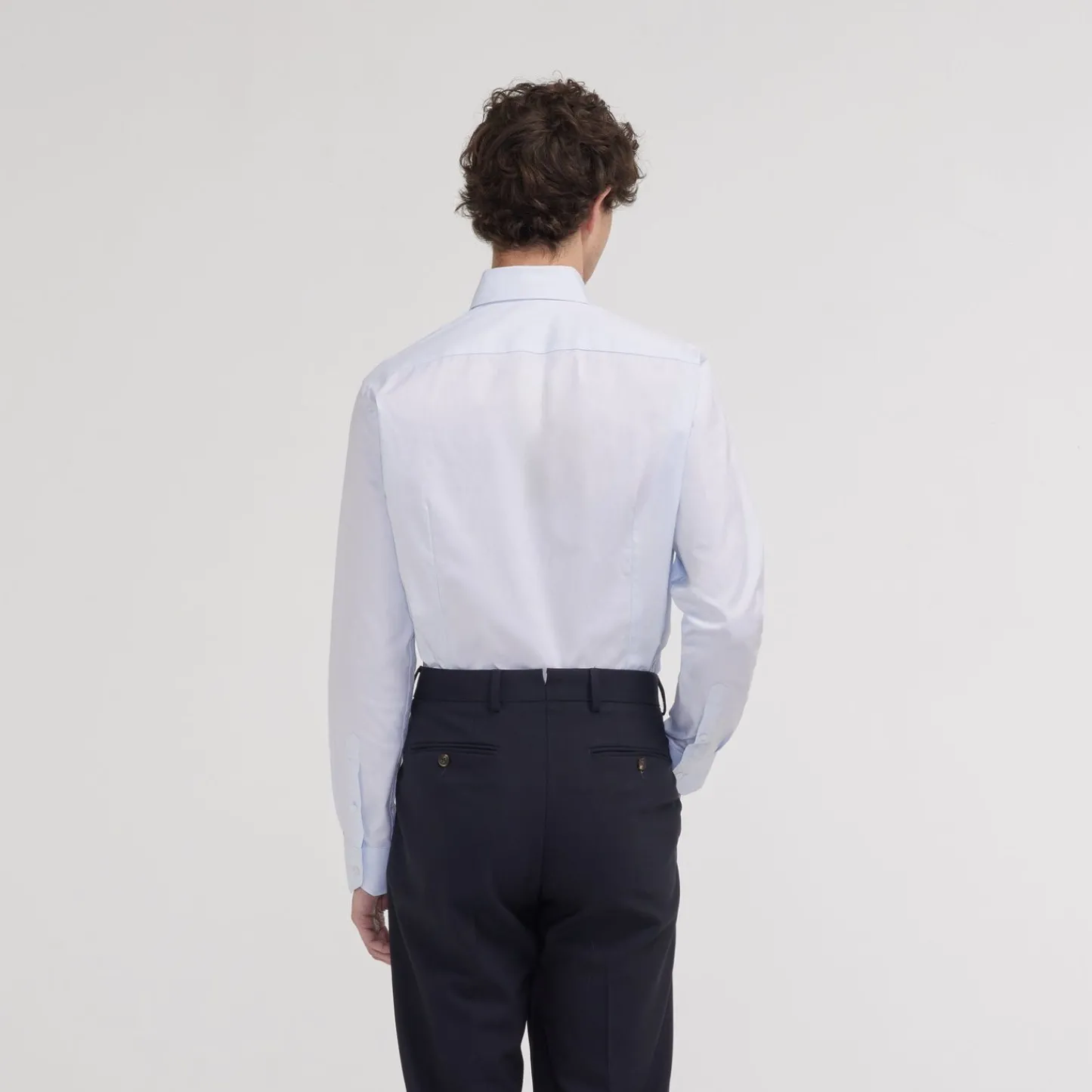 HAST Chemise cintrée en oxford double retors> Cintrée | Chemises Bleues