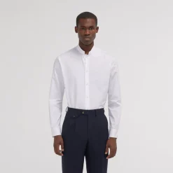 HAST Chemise cintrée en popeline double retors blanche> Cintrée | Chemises Blanches