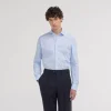 HAST Chemise cintrée en popeline double retors e> Cintrée | Chemises Bleues