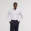 HAST Chemise cintrée en popeline double retors blanche> Cintrée | Chemises Blanches