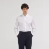 HAST Chemise cintrée en popeline double retors blanche> Cintrée | Chemises Blanches