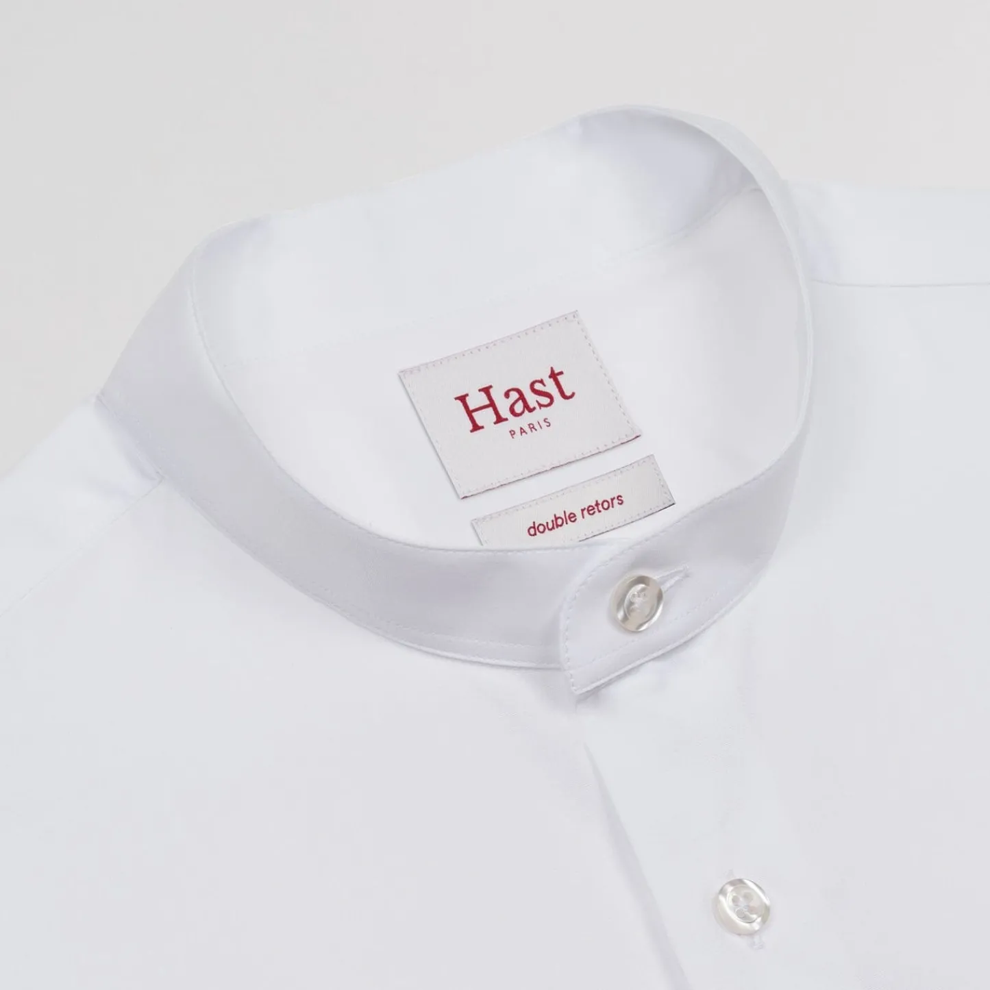 HAST Chemise cintrée en popeline double retors blanche> Cintrée | Chemises Blanches