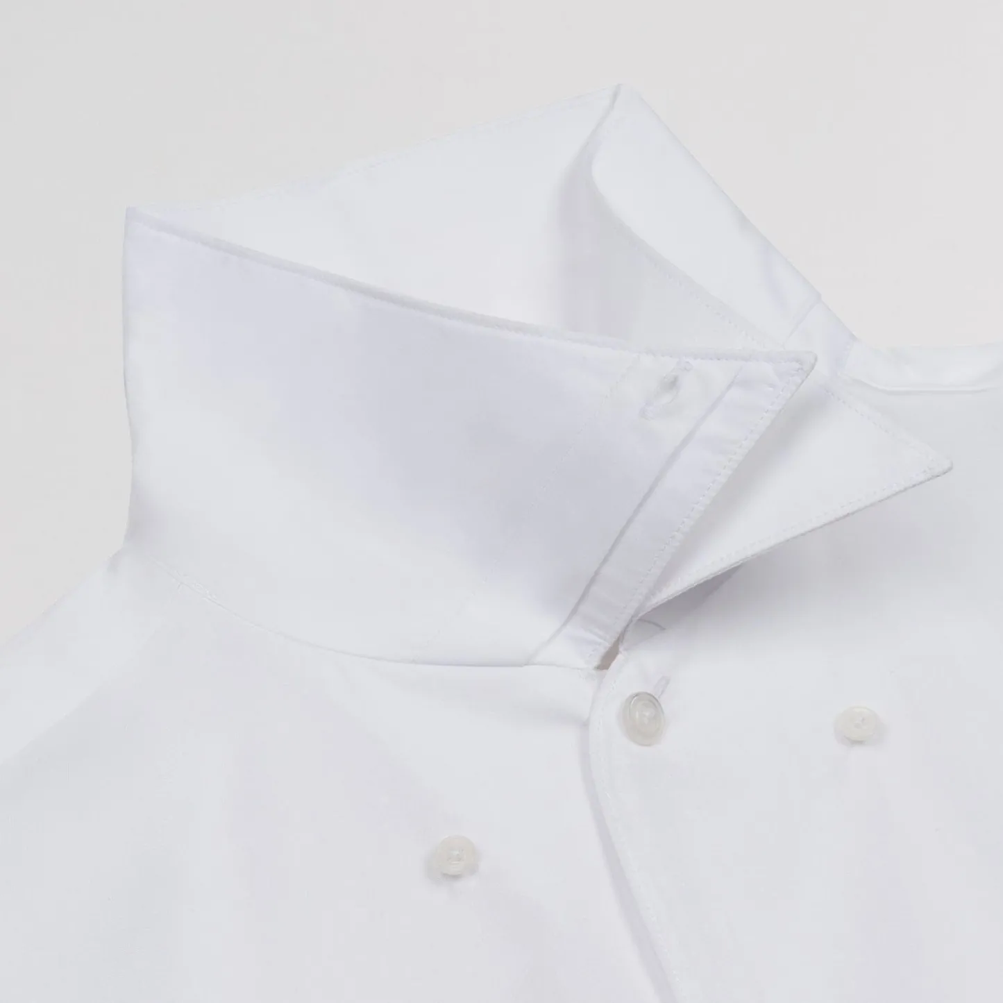 HAST Chemise cintrée en popeline double retors blanche> Cintrée | Chemises Blanches