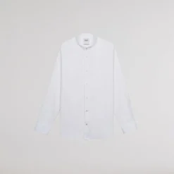 HAST Chemise cintrée en popeline double retors blanche><noscript><img width=