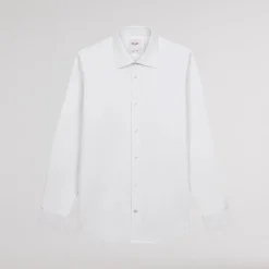 HAST Chemise cintrée en popeline double retors blanche><noscript><img width=