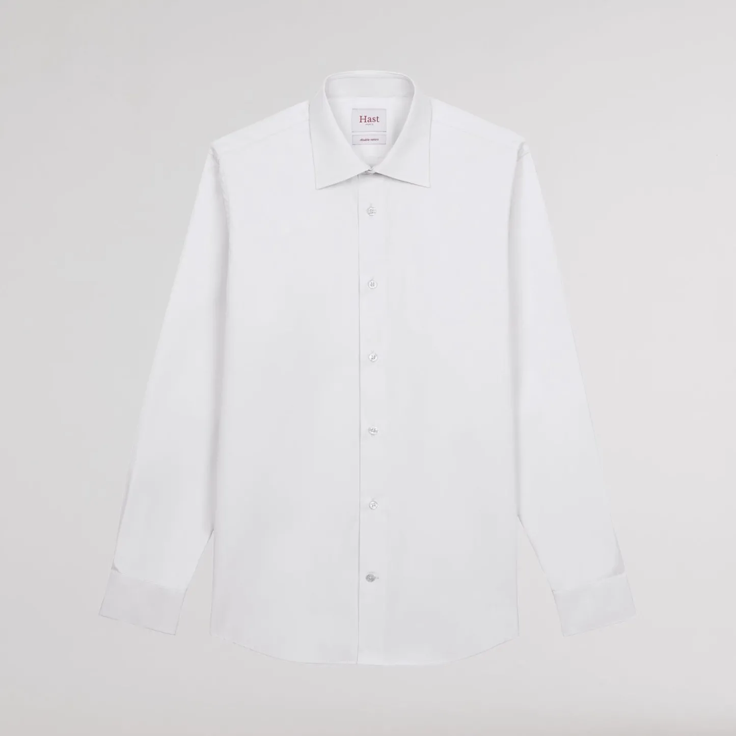 HAST Chemise cintrée en popeline double retors blanche> Cintrée | Chemises Blanches