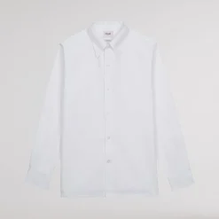 HAST Chemise cintrée en popeline double retors blanche><noscript><img width=