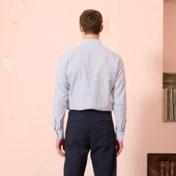 HAST Chemise en coton à rayures blanches et es><noscript><img width=