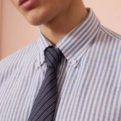 HAST Chemise en coton à rayures blanches et es><noscript><img width=