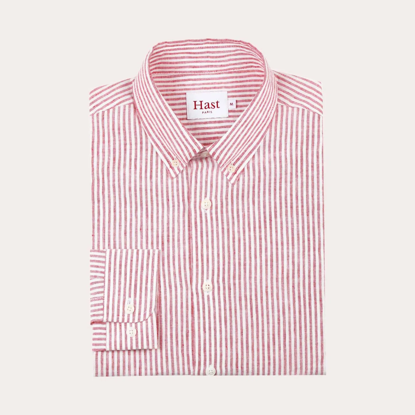 HAST Chemise en coton et lin à rayures> Décontractée | Chemises Par Couleurs
