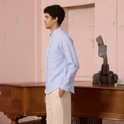 HAST Chemise en coton et lin><noscript><img width=