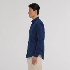 HAST Chemise en denim bleu foncé><noscript><img width=