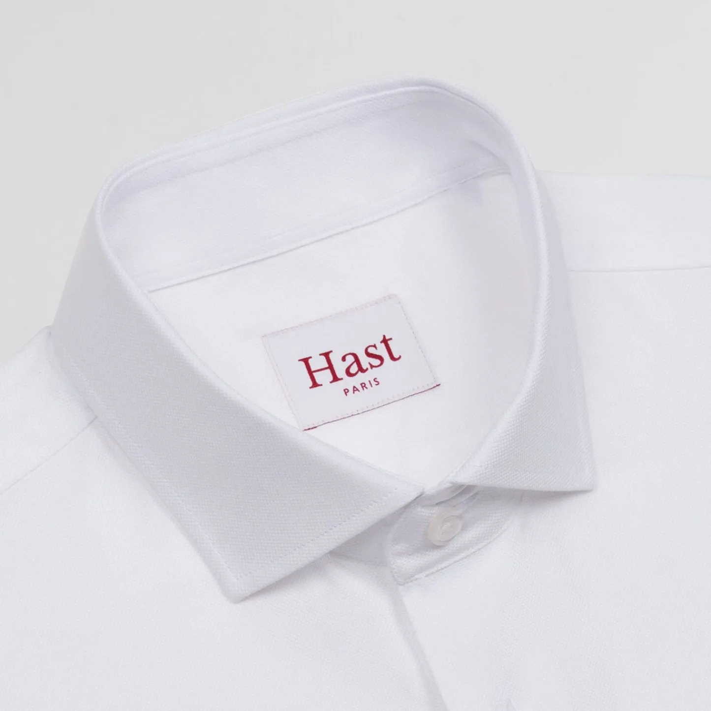 HAST Chemise en dobby blanche> Classique | Chemises Blanches
