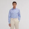 HAST Chemise en fil-à-fil double retors e> Classique | Chemises Bleues