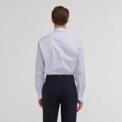 HAST Chemise en fil-à-fil double retors><noscript><img width=