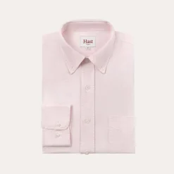 HAST Chemise en lin et coton rose pâle><noscript><img width=