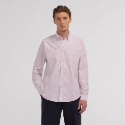 HAST Chemise en oxford à rayures> Les Essentiels | Décontractée